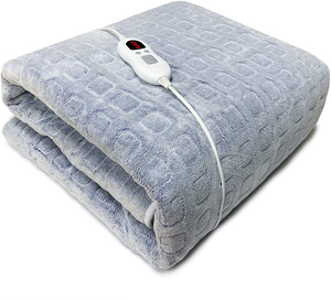 Manta calentada eléctrica caliente personalizada para la cama del hogar de invierno